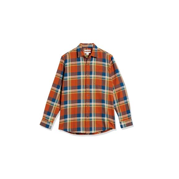 Amazon Essentials Men's Long-Sleeve Flannel Shirt - Picture 2 of 3